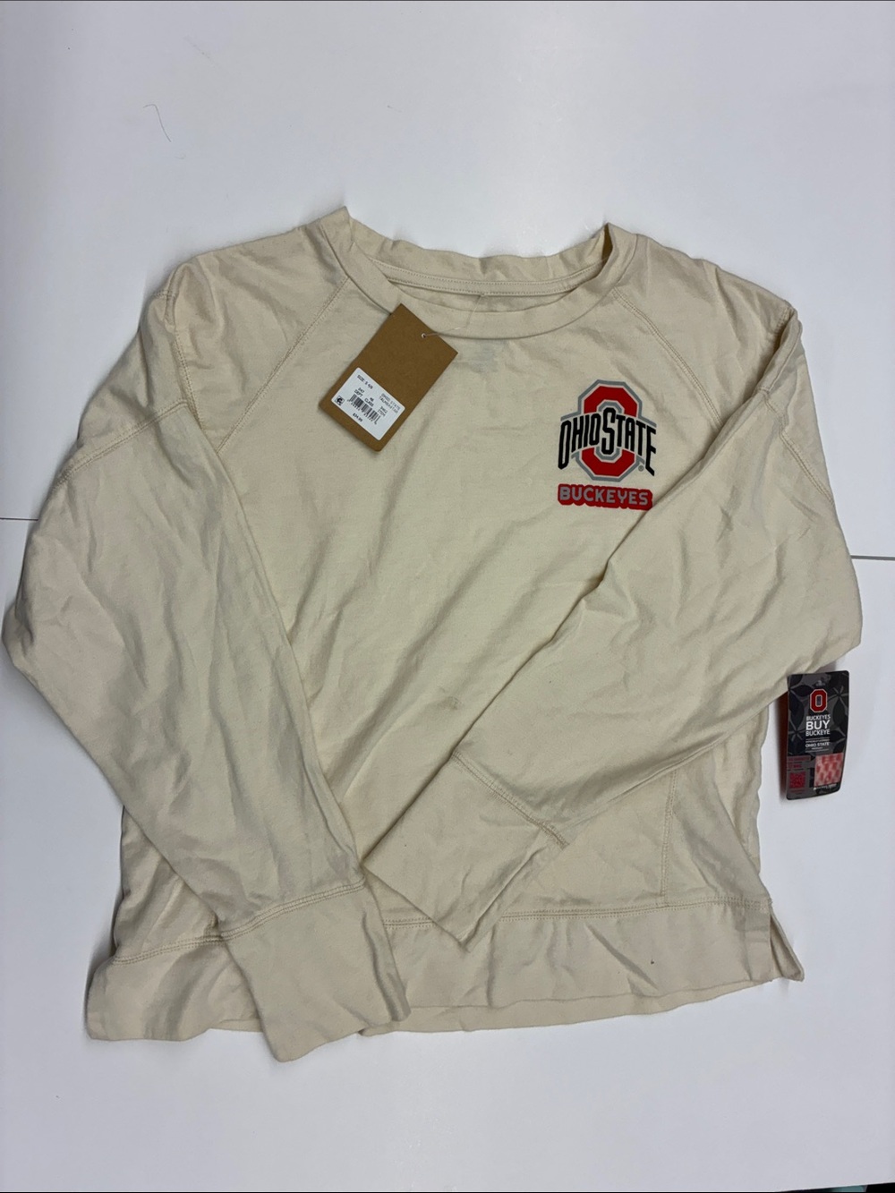 NEW Rivalry Threads NCAA Ohio State Buckeyes Long Sleeve Shirt Size Small